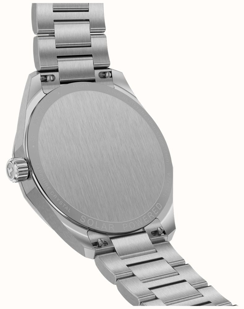 Tissot PRC 100 Solar (39mm) Green Sunray Dial / Stainless Steel Bracelet T1514221109100 - alternate view 3
