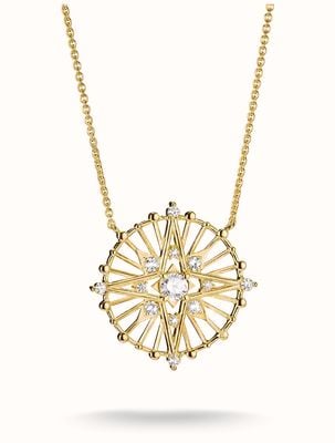 Thomas Sabo Talisman Necklace with Blue Stones KE2393-M01-14-L45V