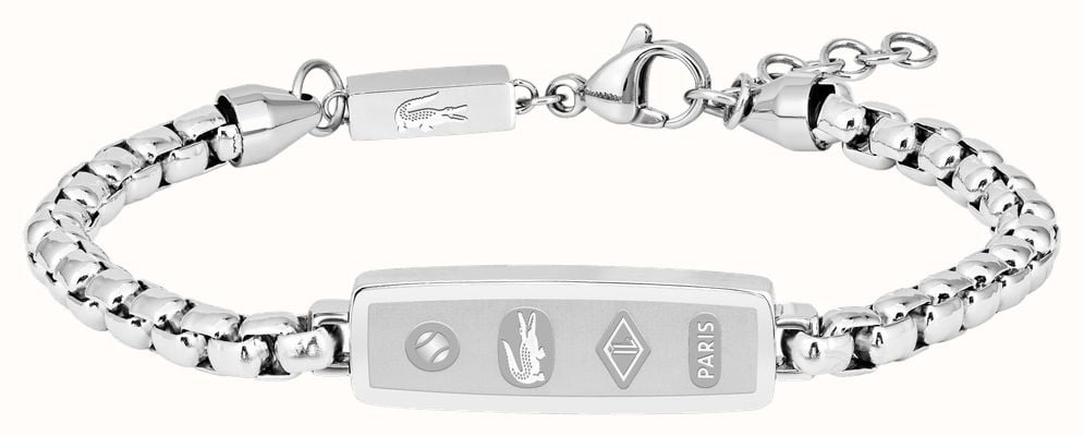 Lacoste DISTRICT stainless steel chain link bracelet 2040538