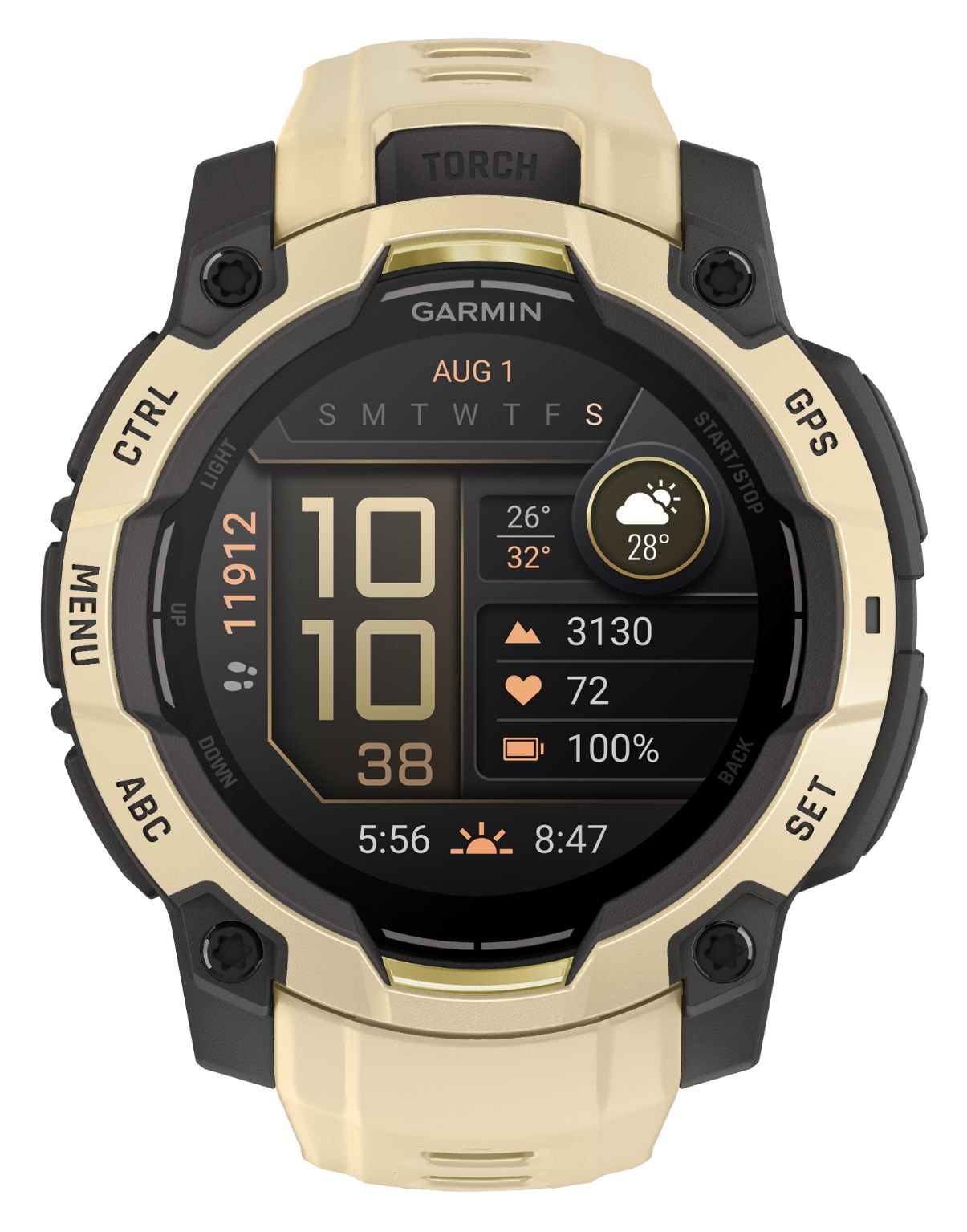 Garmin 010-02936-02 Instinct 3 – Alpine Rush Edition AMOLED Watch