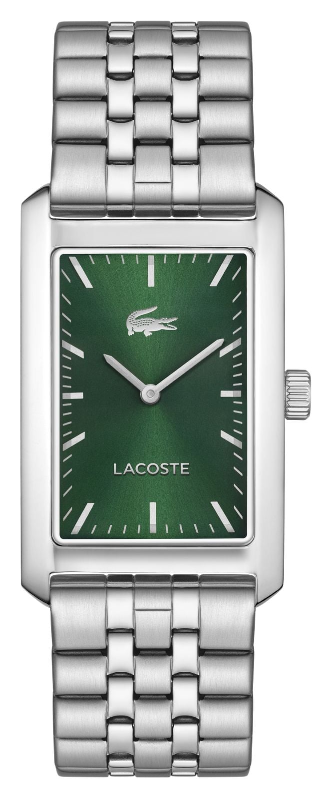 Lacoste 2011529 Santiago Green Dial Stainless Steel Watch