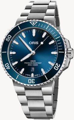 ORIS Aquis Date Automatic (43.5mm) Blue Dial / Stainless Steel Bracelet 01 733 7789 4135-07 8 23 04PEB