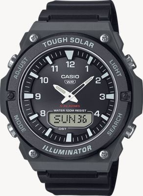 Casio Tough Solar Multifunction (50.1mm) Black Dial / Black Resin Band AQ-S820W-1AVEF