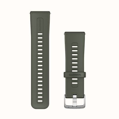 Garmin Quick Release Strap (24mm) Moss Silicone / Steel Hardware - Strap Only 010-13907-01