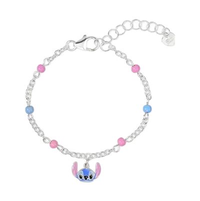 Disney B902414SL-65.PH Sterling Silver Pink and Blue Lilo & Jewellery