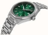 Tissot PRC 100 Solar (39mm) Green Sunray Dial / Stainless Steel Bracelet T1514221109100 - alternate view 2