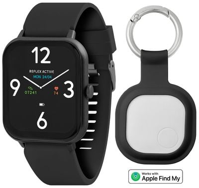 Reflex Active Series 17 Watch & ActiveTag Gift Set (38mm) Digital Dial / Black Silicone Strap RA17-2164-ATSET