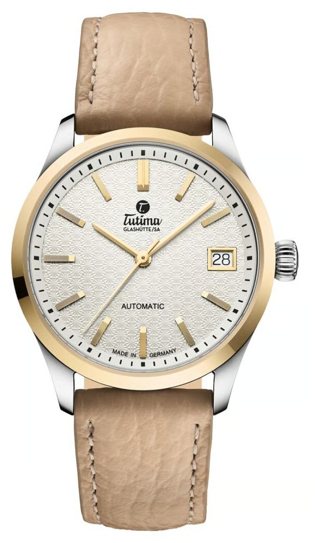 Tutima GlashÃ¼tte 6705-21 Sky Automatic (34mm) Opal White Watch