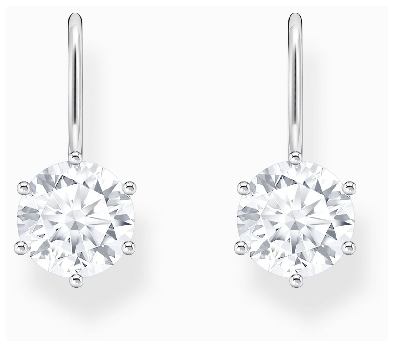 Thomas Sabo H2287-051-14 White Zirconia Sterling Silver Drop Jewellery