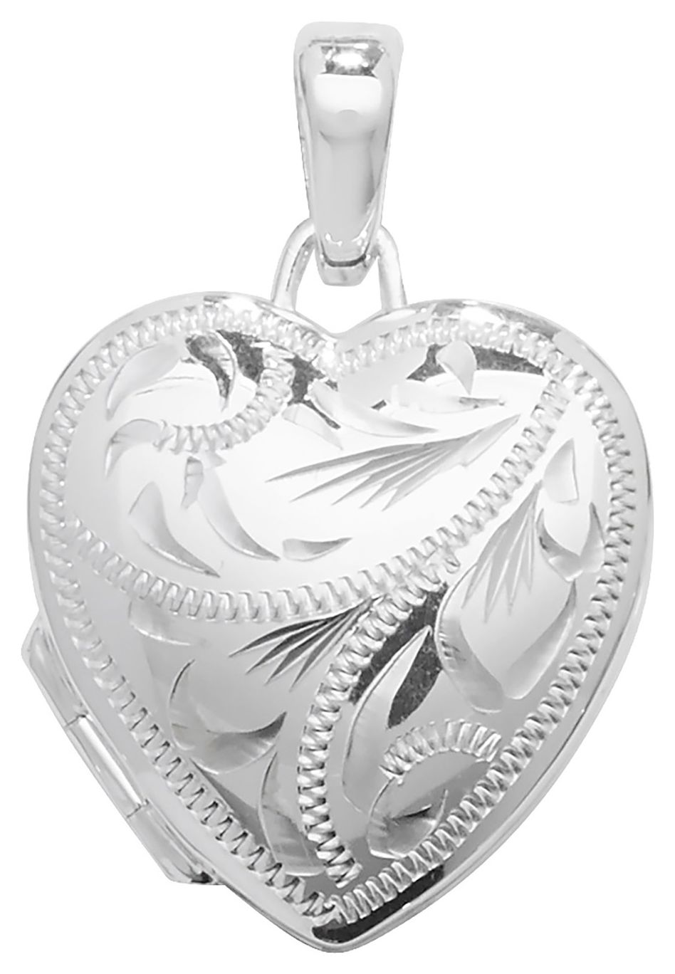 Treasure House G6895 Sterling Silver Heart Shaped Pattern Jewellery