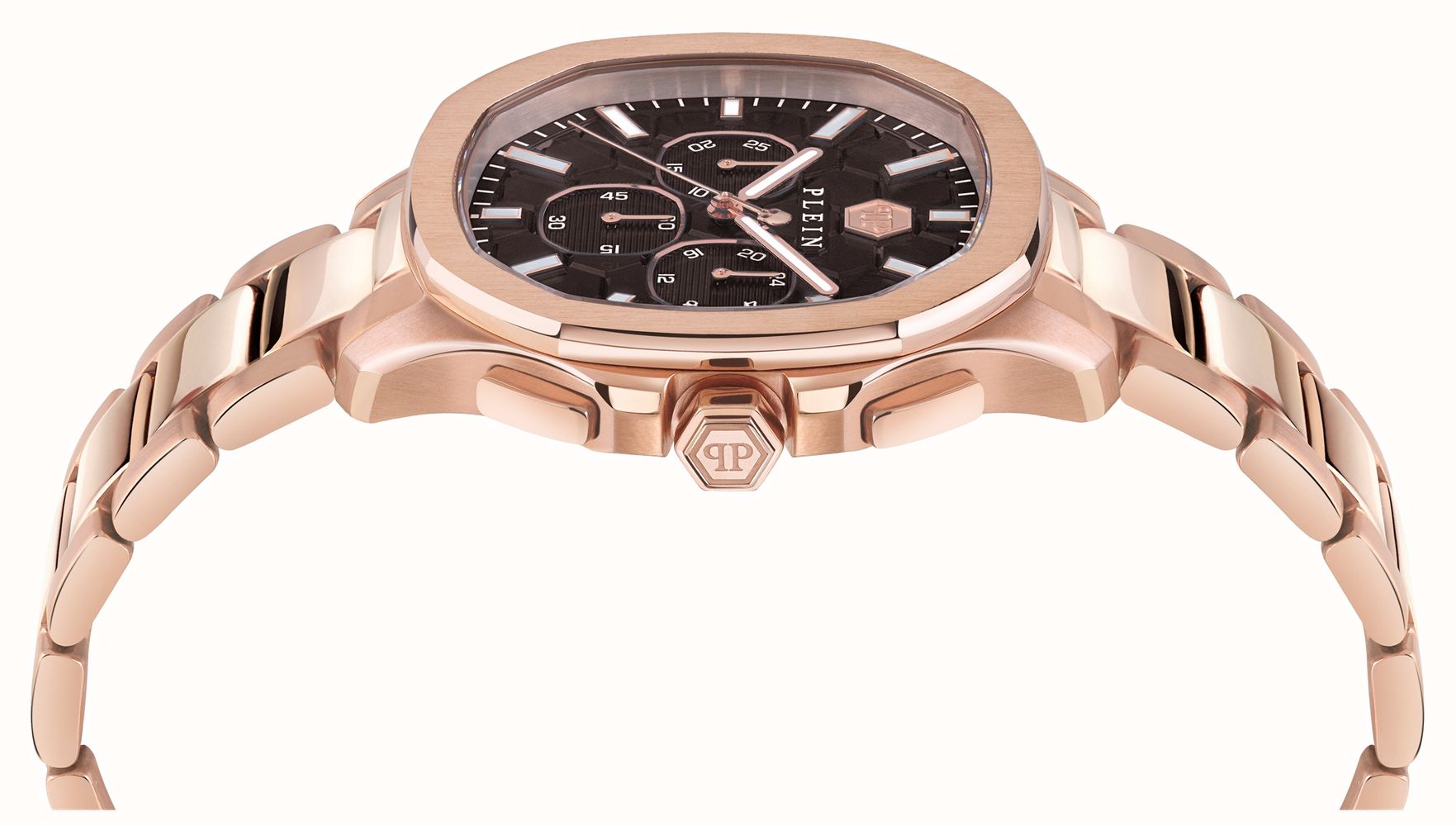 Philipp Plein $PECTRE Chrono: Orologio Uomo Quarzo Di Lusso Con Cinturino In Silicio O Acciaio