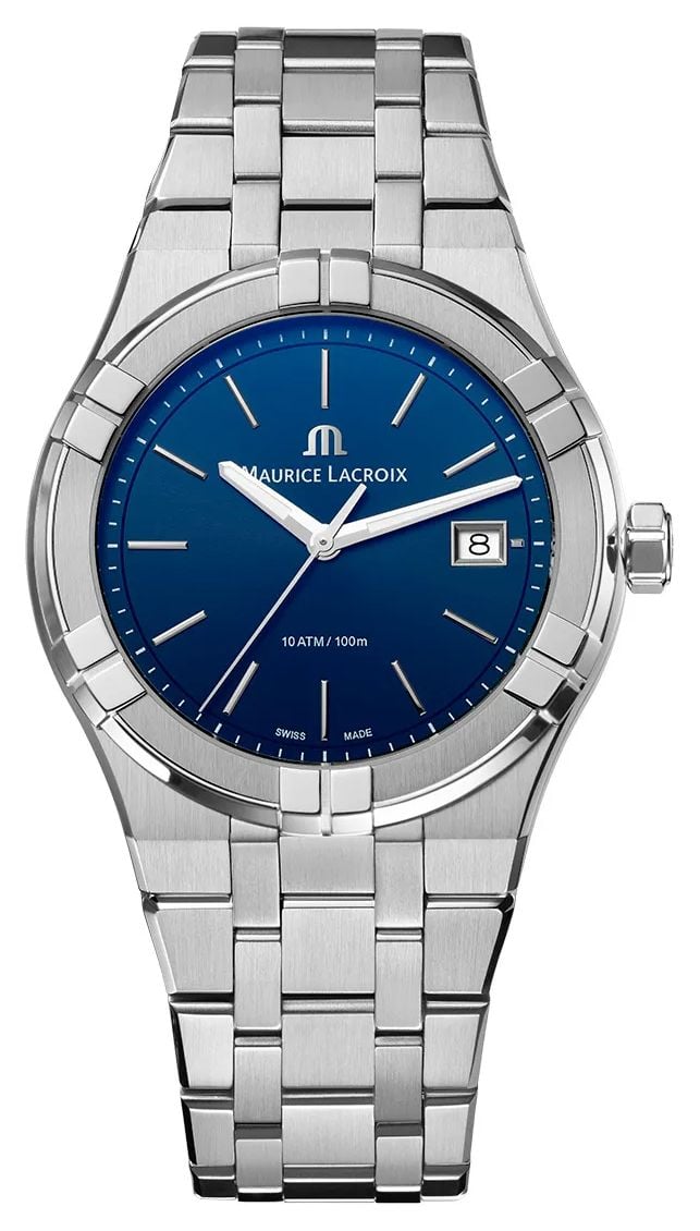 Maurice Lacroix AI1108-SS002-430-1 Aikon Quartz (40mm) Blue Watch