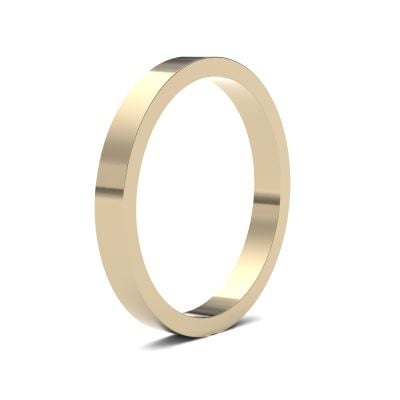 James Moore Wedding Ring  | 2.5mm | Medium | Size Flat | AG_2.5LMF-9Y AG_2.5LMF-9Y