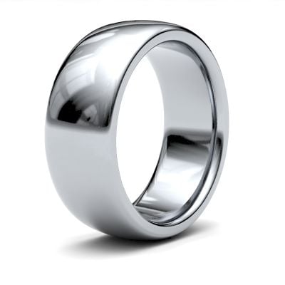 James Moore Wedding Ring  | 8mm | Heavy | Size Premium Court | AG_8LHP-9W AG_8LHP-9W