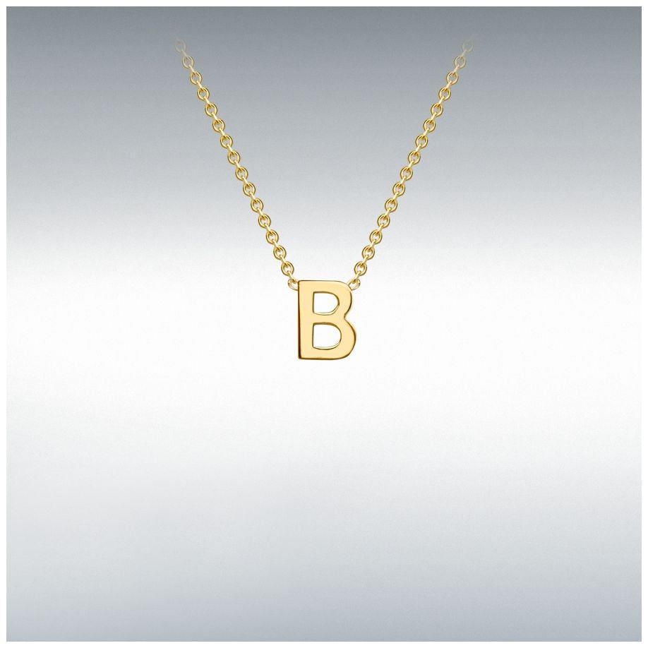 James Moore & Co 1.19.0151 9ct Yellow Gold Initial B Pendant Jewellery