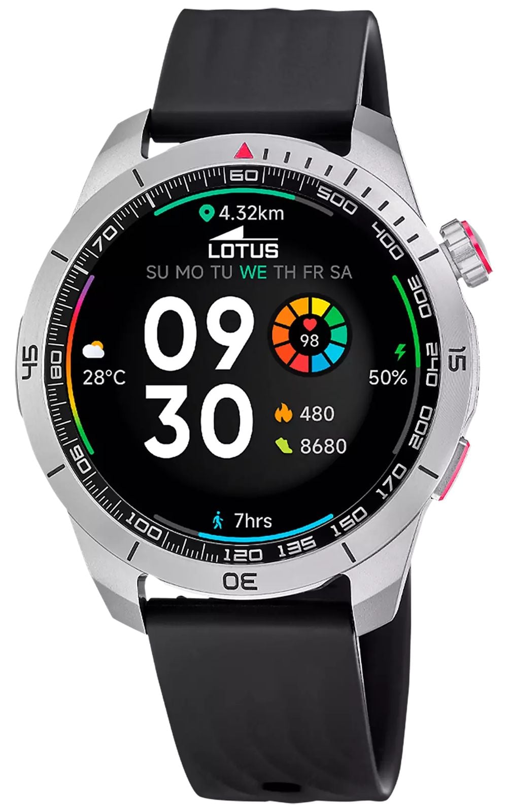 Lotus 50208/1 SmarTime Paso X 2nd Gen GPS Smartwatch (48.5mm Watch