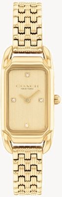 Coach Cadie (28.5mm) Gold Dial / Gold PVD Stainless Steel Bracelet 14504629