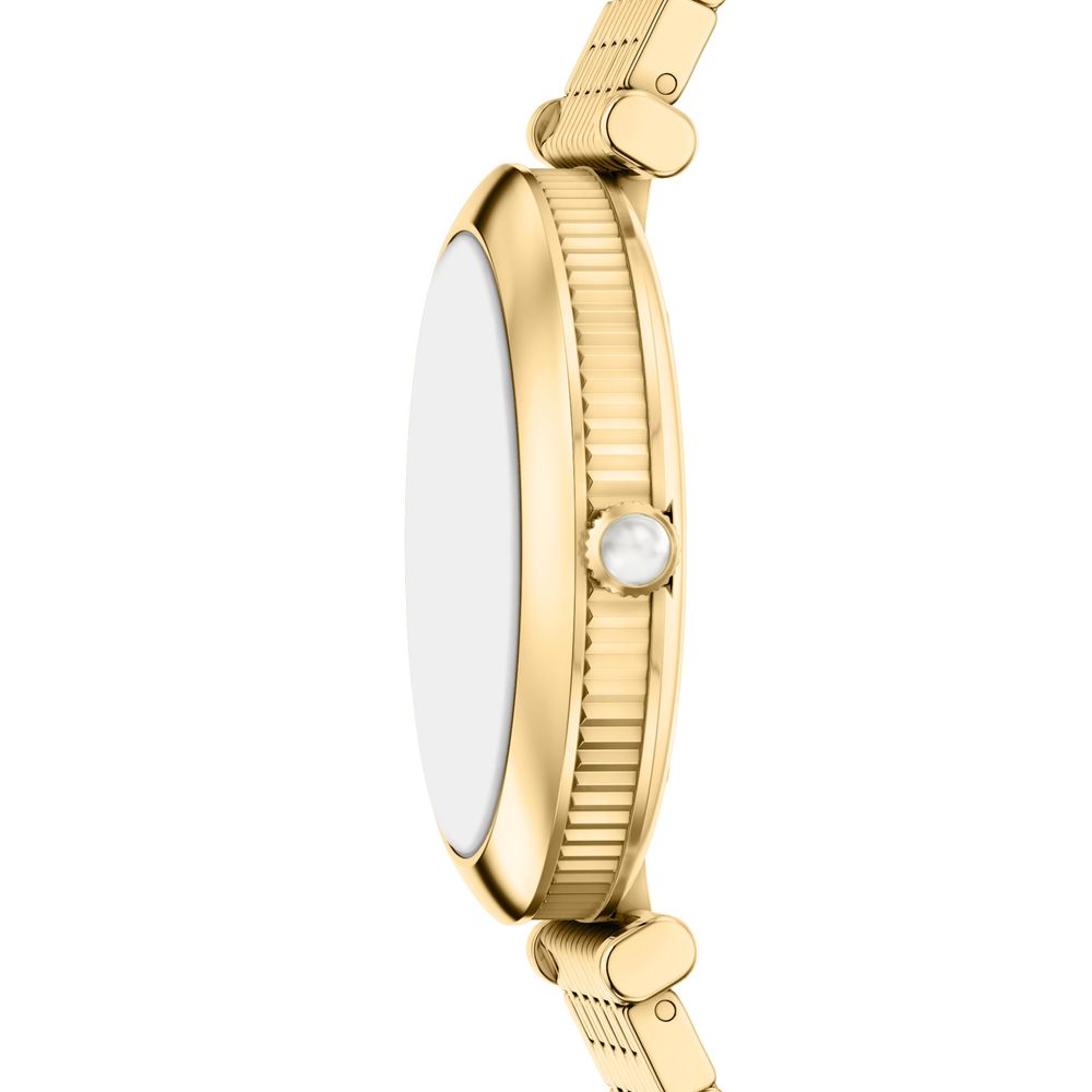 Emporio Armani Three-Hand Crystal Quartz (32mm) Brown Sunray Dial / Gold PVD Stainless Steel Bracelet AR11810 - alternate view 3