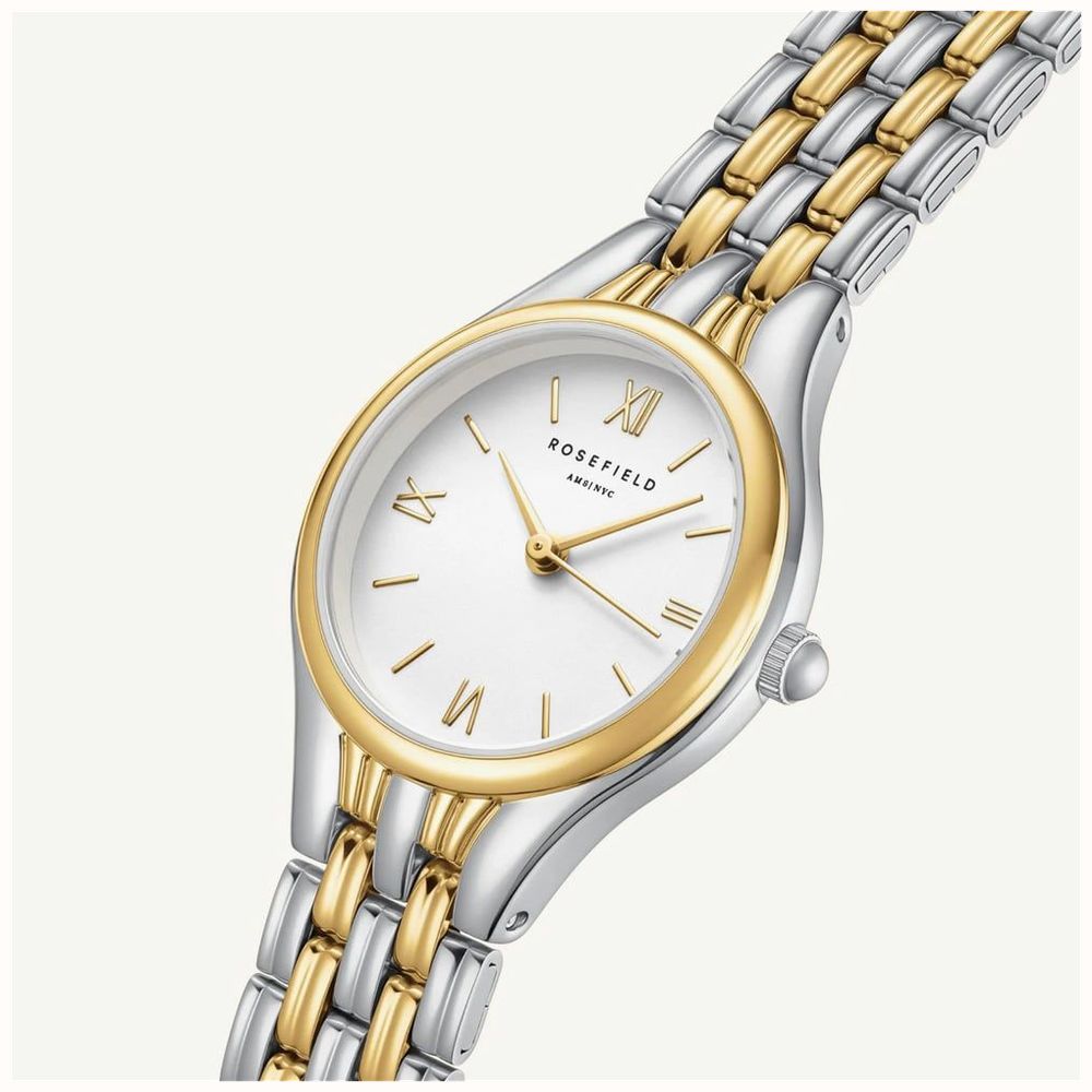 Rosefield Ladies Muse White Dial Two Tone Bracelet Watch MUWDSD-MU03 - alternate view 2