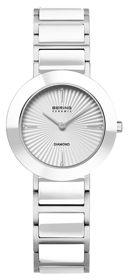 Bering 11429-753 Ceramic (29mm) White Sunray Dial / Watch