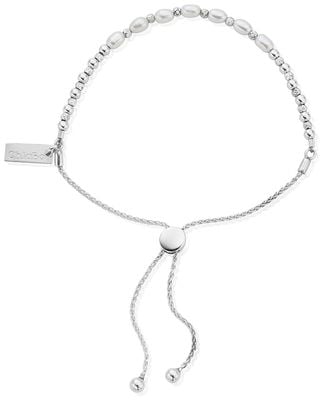 ChloBo TREASURES OF BALI Cherished Moments Adjustable Pearl Bracelet - 925 Sterling Silver SBARP