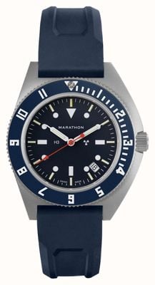 Marathon Blue Yonder SSNAV-D Quartz Limited Edition (41mm) Blue Dial / Blue Rubber Strap WW194013SS-1301