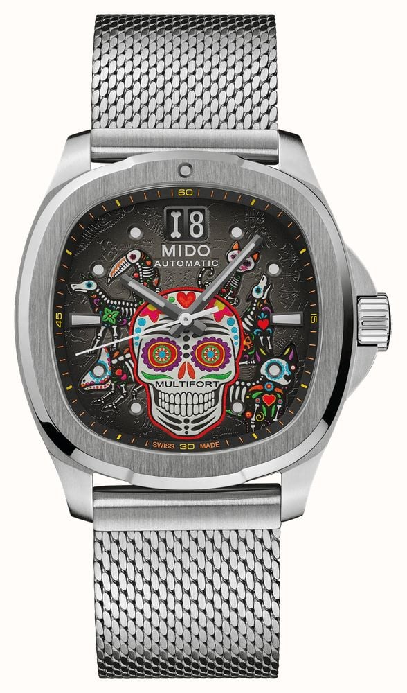 MIDO Multifort TV Big Date Alebrijes Limited Edition (40mm) Grey Gradient Dial / 3x Strap Set M0495261108102 - alternate view 2