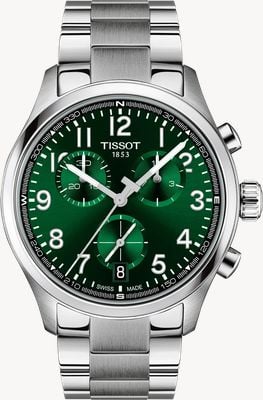 Tissot Chrono L Quartz (42mm) Green Dial / Stainless Steel Bracelet T1164171109200