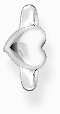 Thomas Sabo Sterling Silver Heart Ear Cuff Single Earring EC0028-001-21