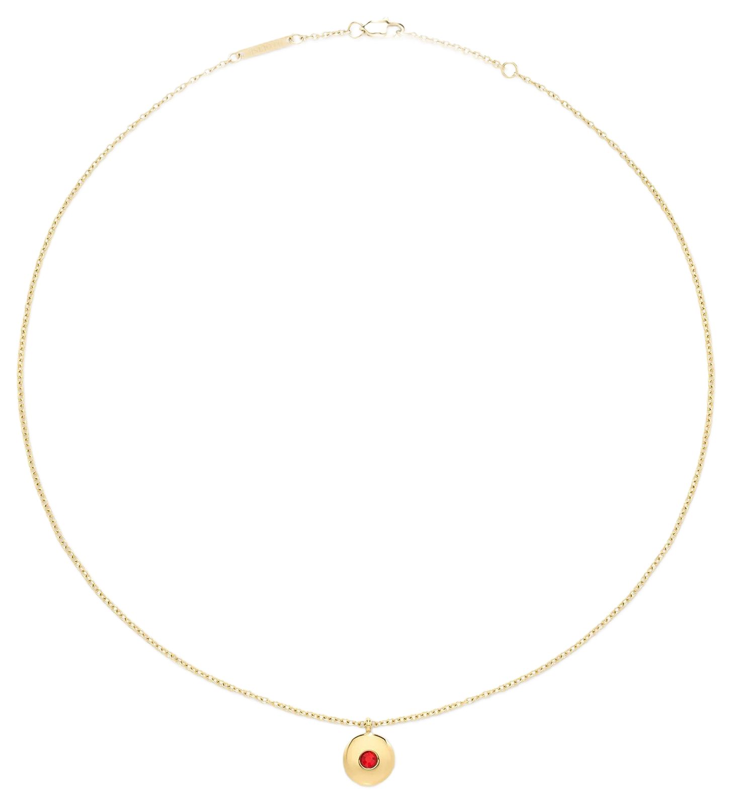 D.LOUISE YBN-09-07 14ct Yellow Gold PVD Cubic Zirconia July Jewellery