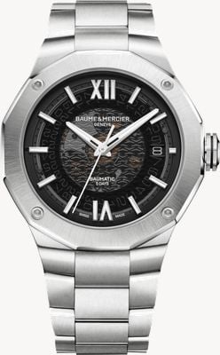 Baume & Mercier Riviera Baumatic 42mm Black Dial / Stainless Steel 10702