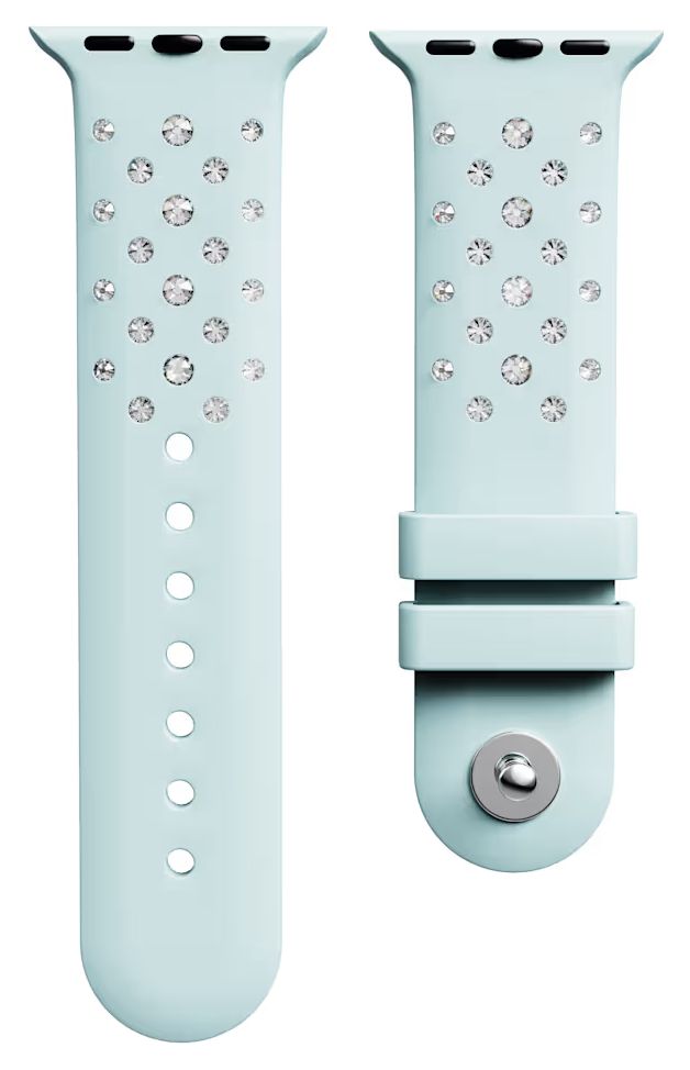 Swarovski 5755227 Watch strap, Silicone with stitching, Jewellery