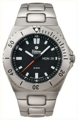 Tutima Glashütte M2 Seven Seas Automatic (44mm) Velvet-Black Dial / Titanium Bracelet 6151-02