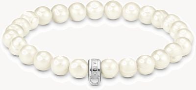 Thomas Sabo Charm Bracelet With Freshwater Cultured Pearls X0293-082-14-L17