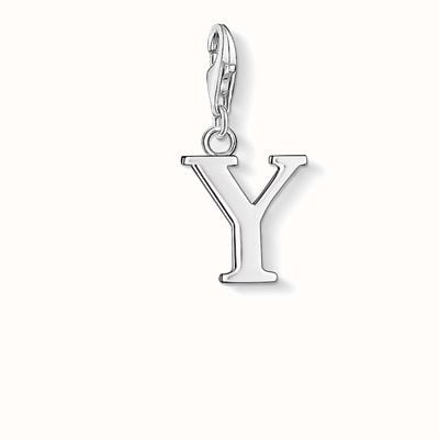 Thomas Sabo Y Charm 925 Sterling Silver 0199-001-12