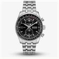 BOSS Mens 43mm Stainless Steel Black Dial Chronograph Skytraveller Pro 1514349