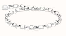 Thomas Sabo THOMAS SABO Anchor Chain Charm Bracelet – Original X0163-M02-21-L17