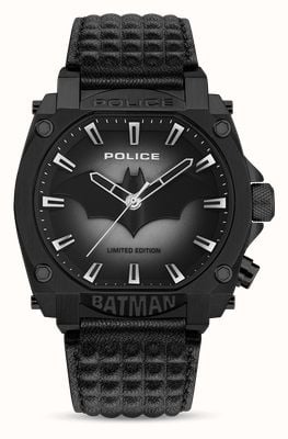 Police Forever Batman Limited Edition (45mm) Charcoal Dial / Black Leather Strap PEWGD0022601