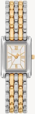 Michael Kors Essex (22mm) White Dial / Two-Tone Stainless Steel Bracelet MK4999