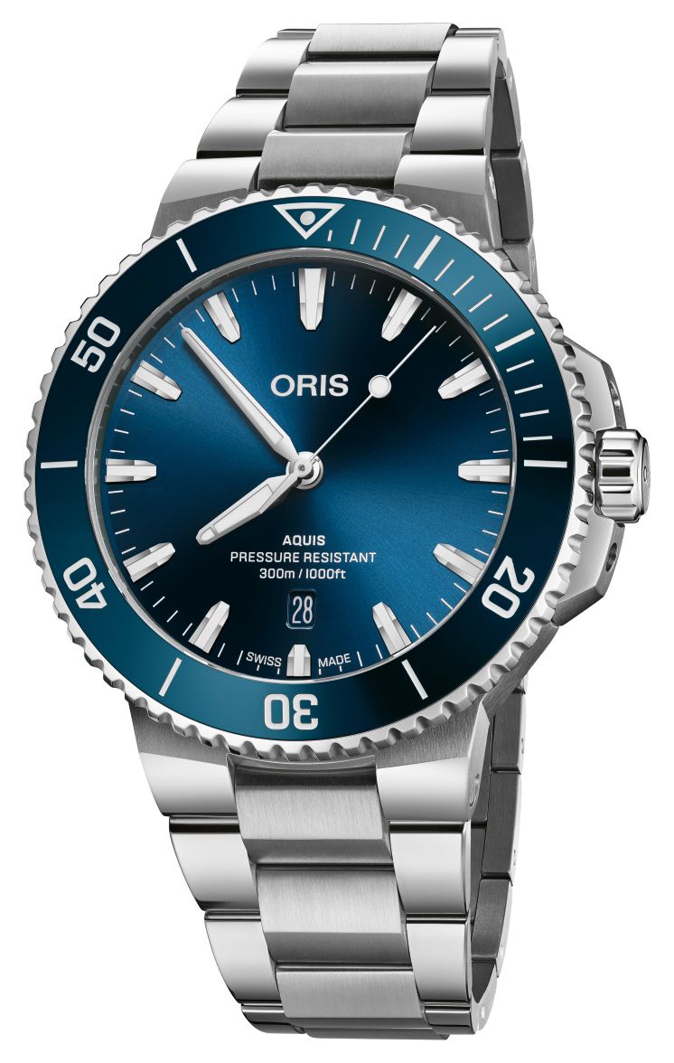 ORIS 01 733 7789 4135-07 8 23 04PEB Aquis Date Automatic (43 Watch