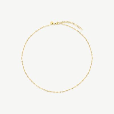 D.LOUISE Gold Tone Ultimate Stacking Accessory Dainty Necklace GN-018