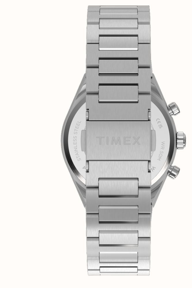 Timex Q Timex Continental Chronograph 36mm Stainless Steel Bracelet TW2Y93200 - alternate view 3