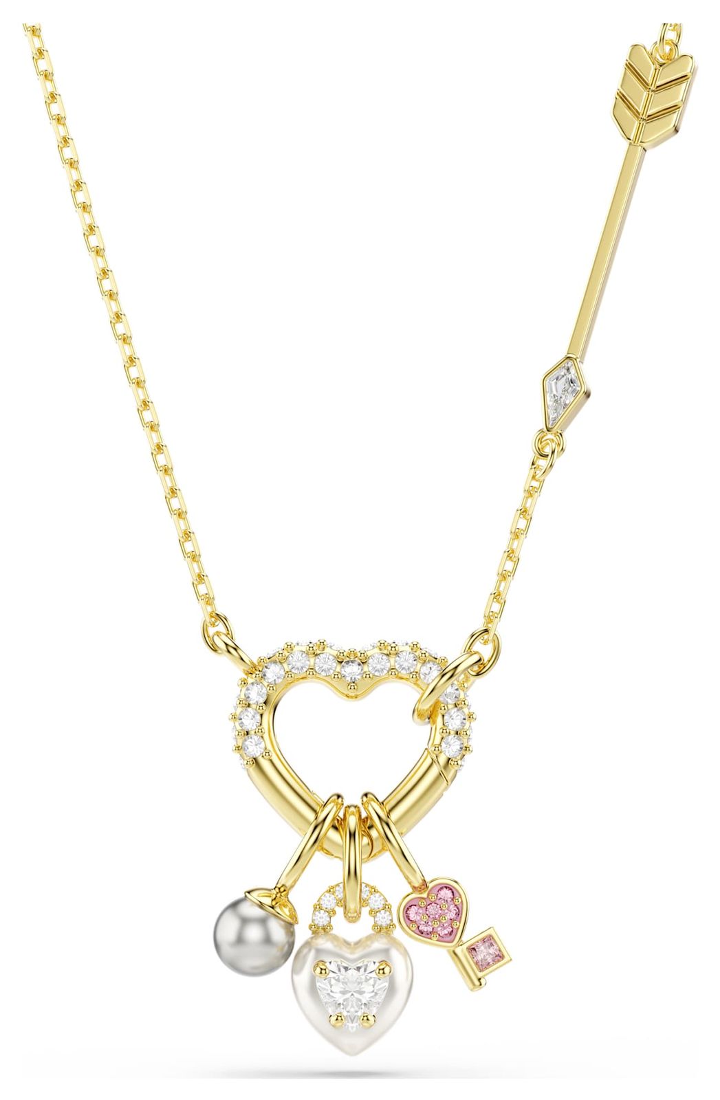 Swarovski 5737290 Idyllia Gold-Plated Heart Charm Pendant ( Jewellery