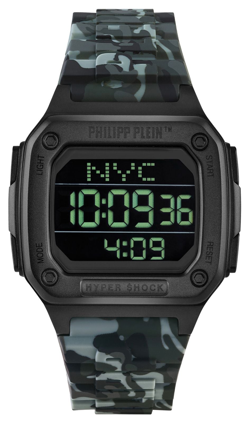 Philipp Plein PWHAA1822 HYPER $HOCK HYPER $PORT / Black Dial Watch