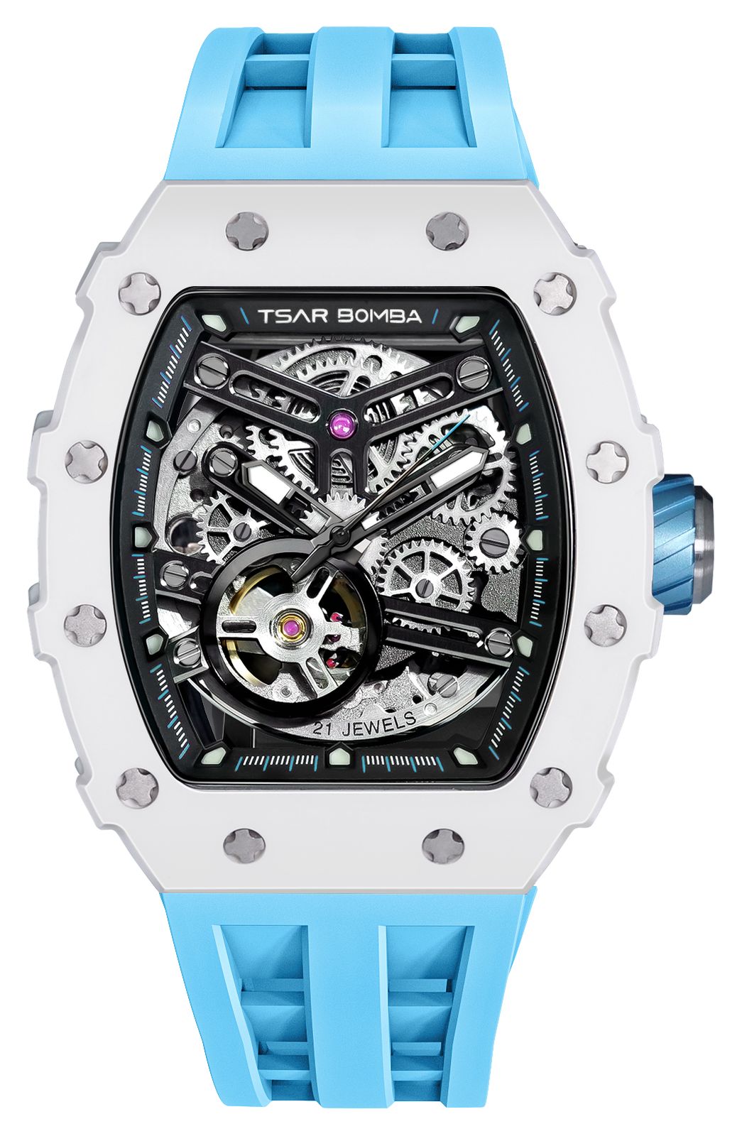 TSAR BOMBA TB8208C-06 Elemental Series Ceramic Automatic (43 Watch
