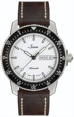 Sinn 104 St Sa I W Classic Pilot Watch Brown Vintage Leather Watch 104.012-BL50202002007125401A