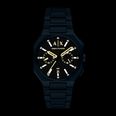 Armani Exchange Dual-Time Quartz (40mm) Black Dial / Blue PVD Stainless Steel Bracelet AX1477 - alternate view 3
