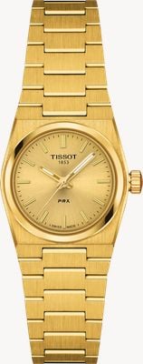 Tissot PRX Quartz (25mm) Gold Dial / Gold PVD Stainless Steel Bracelet T1370103302100