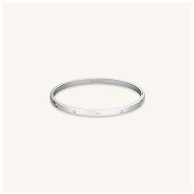 Rosefield Jewellery Ladies Crystal Stainless Steel silver Bangle Watch JBCBS-J1040