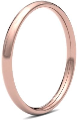 James Moore Wedding Rings | 9ct Rose Gold | 2mm | Medium | Traditional Court | AG_2LMC-9R